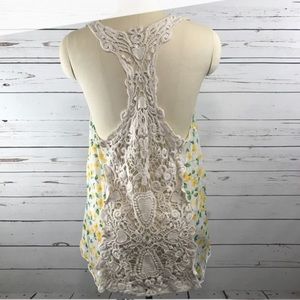 Free people lace layering top